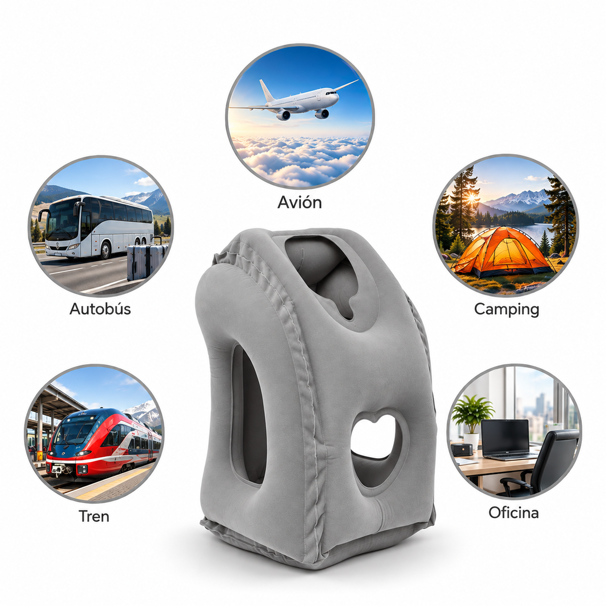 Ozum™ Cojín de Viaje Ergonómico